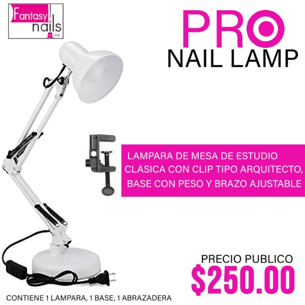 LAMPARA DE ESCRITORIO FANTASY NAILS