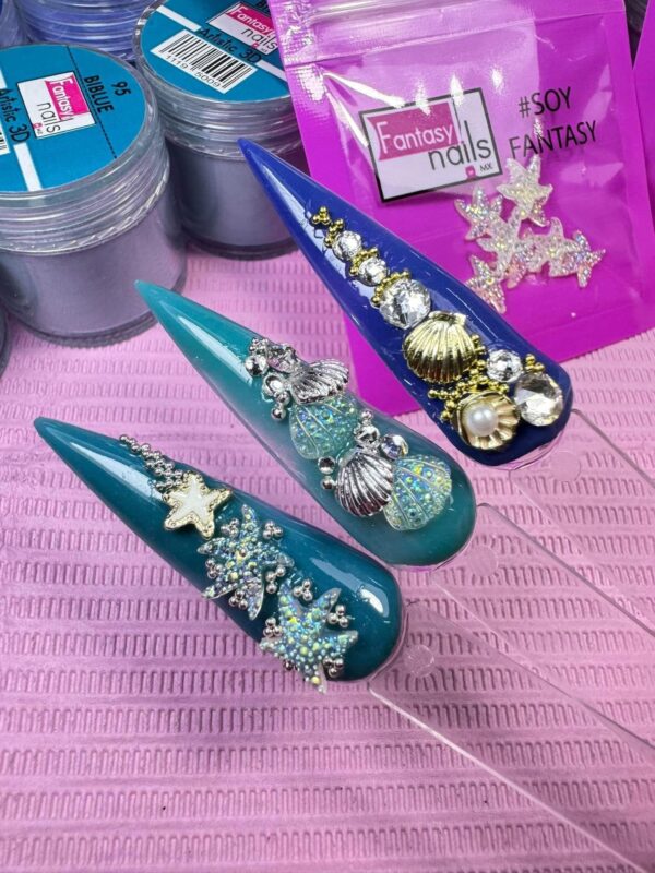 POLVO ACRILICO 3D PART2 FANTASY NAILS - Imagen 2