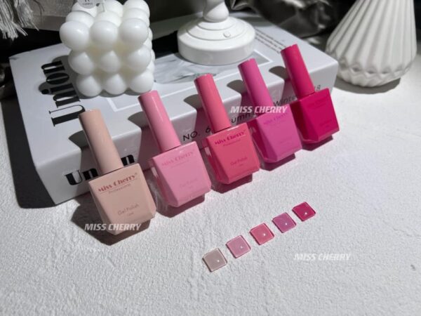 COLECCION DE GEL ROSAS 5PCS MISS CHERRY