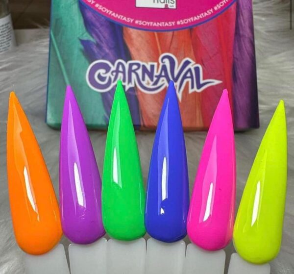 COLECCION DE GEL CARVANAL 6PCS FANTASY NAILS