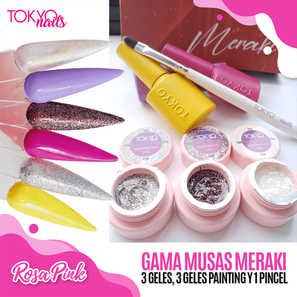 COLECCION DE GEL MERAKI 6PCS TOKYO - Imagen 2