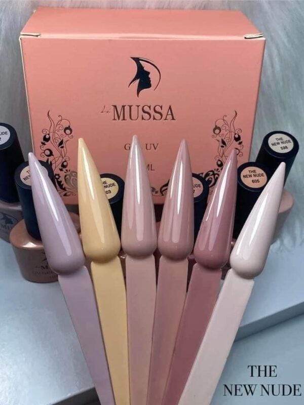 COLECCION DE GEL THE NEW NUDE 6PCS MUSSA