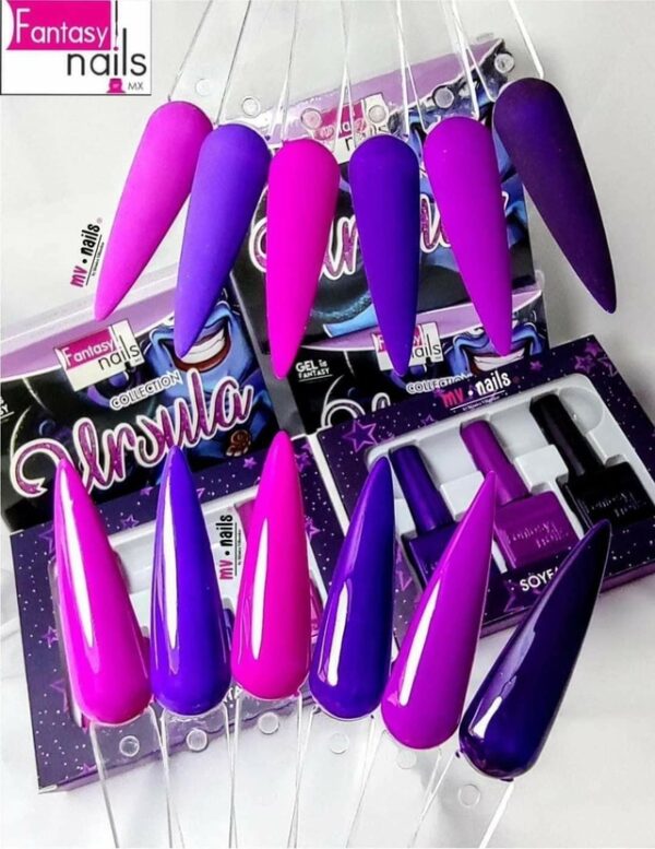 COLECCION DE GEL URSULA 6PCS FANTASY NAILS