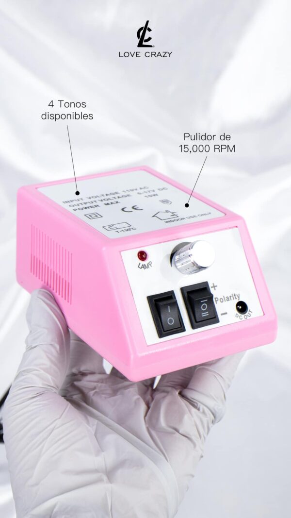 DRILL MANICURE MERCEDES 2000 ROSA LOVE CRAZY