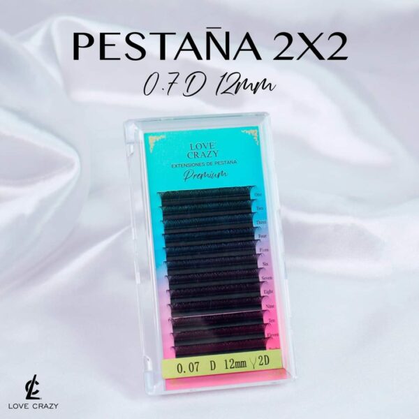 PESTAÑAS 2X2 LOVE CRAZY