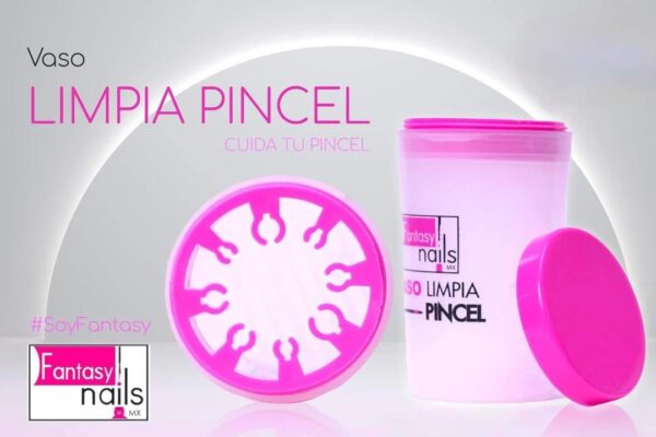 VASO LIMPIA PINCEL FANTASY NAILS