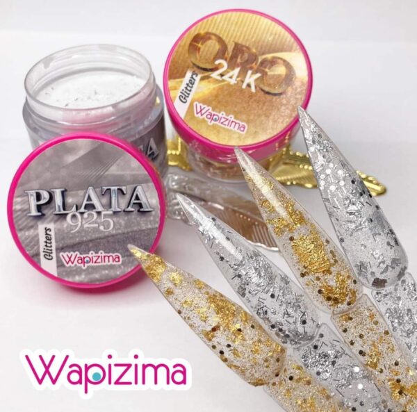 ACRILICOS PLATA .925 Y ORO 24K DE 1 OZ WAPIZIMA