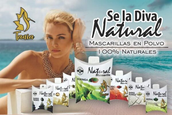 MASCARILLAS 100% NATURALES 40 grs. TANIA