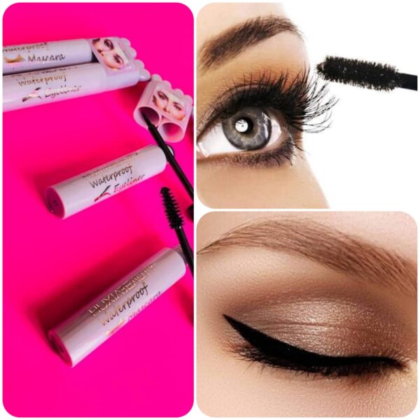 DELINEADOR Y MASCARA DE PESTAÑAS HUXIABEAUTY