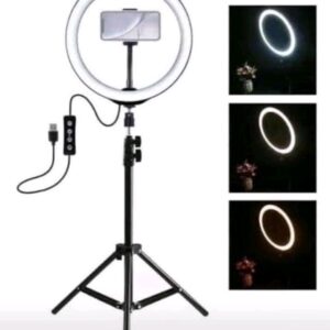 ARO DE LUZ CON PORTA CELULAR